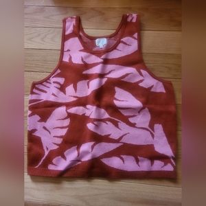 Dee Elly Crop Sweater Tank - NWOT